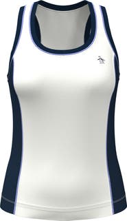 Original Penguin Mixed Texture Square Neck Performance Tank