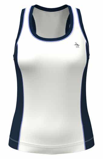 Mixed Texture Square Neck Performance Tank