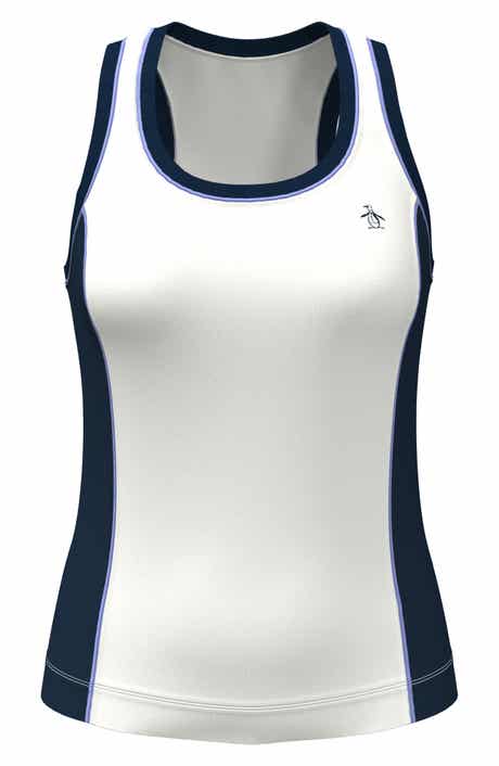Mixed Texture Square Neck Performance Tank