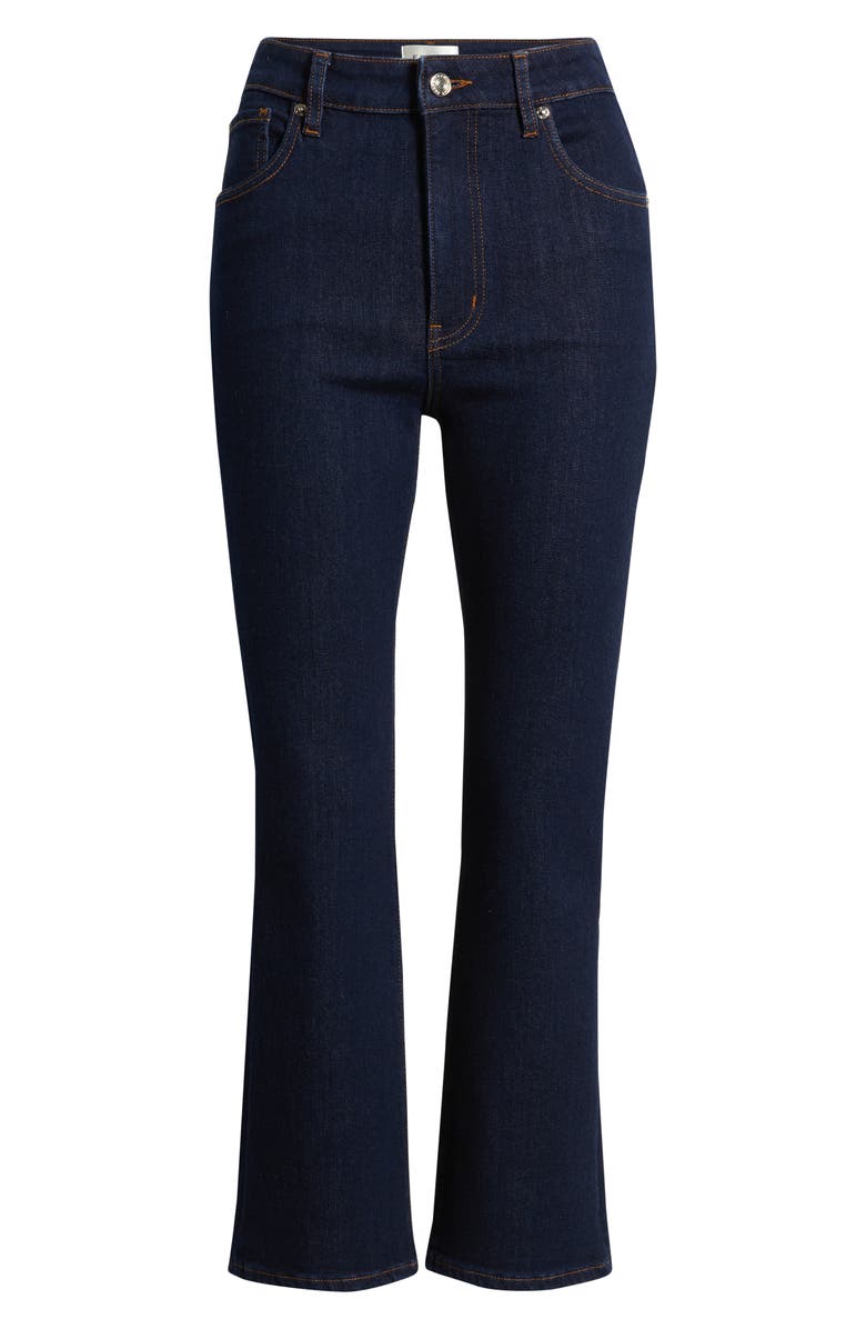 FRAME The Reboot High Waist Crop Flare Jeans, Alternate, color, Rinse