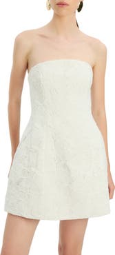 Bardot Karoline Strapless Lace Minidress