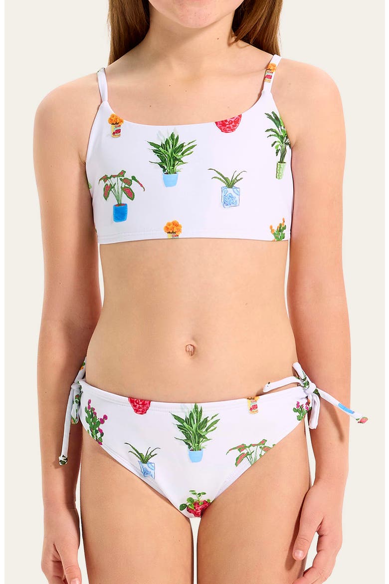 Kids' Playa Bonita Two-Piece Swimsuit, Main, color, PLAYA BONITA WHITE