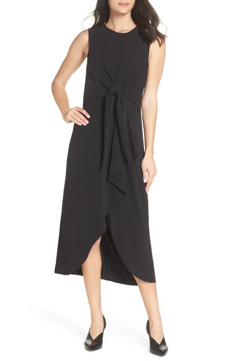 Tie Front Midi Dress