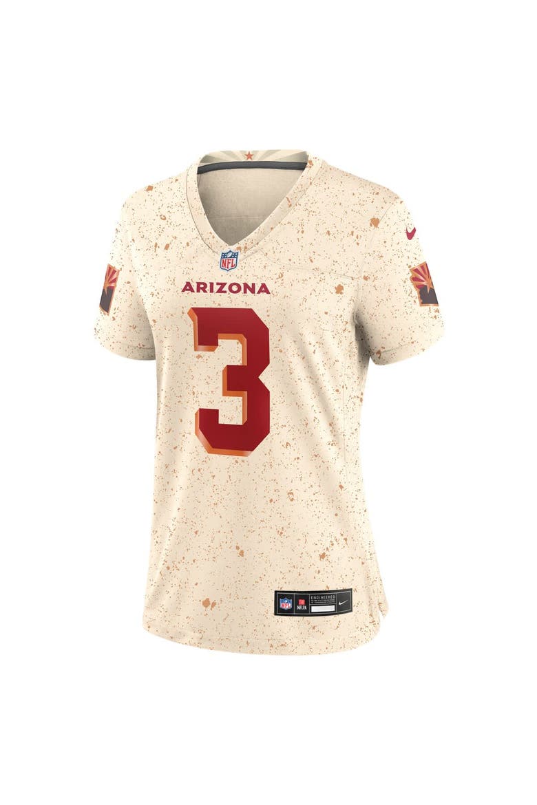 Women's Nike Budda Baker Natural Arizona Cardinals 2025 Rivalries Collection Game Jersey, Alternate, color, Natural