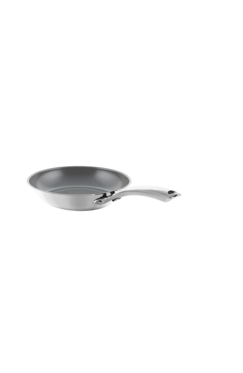 CHANTAL 3.Clad 8-Inch Fry Pan w/ Fusion Ti Nonstick Ceramic Coating, Main, color, Silver