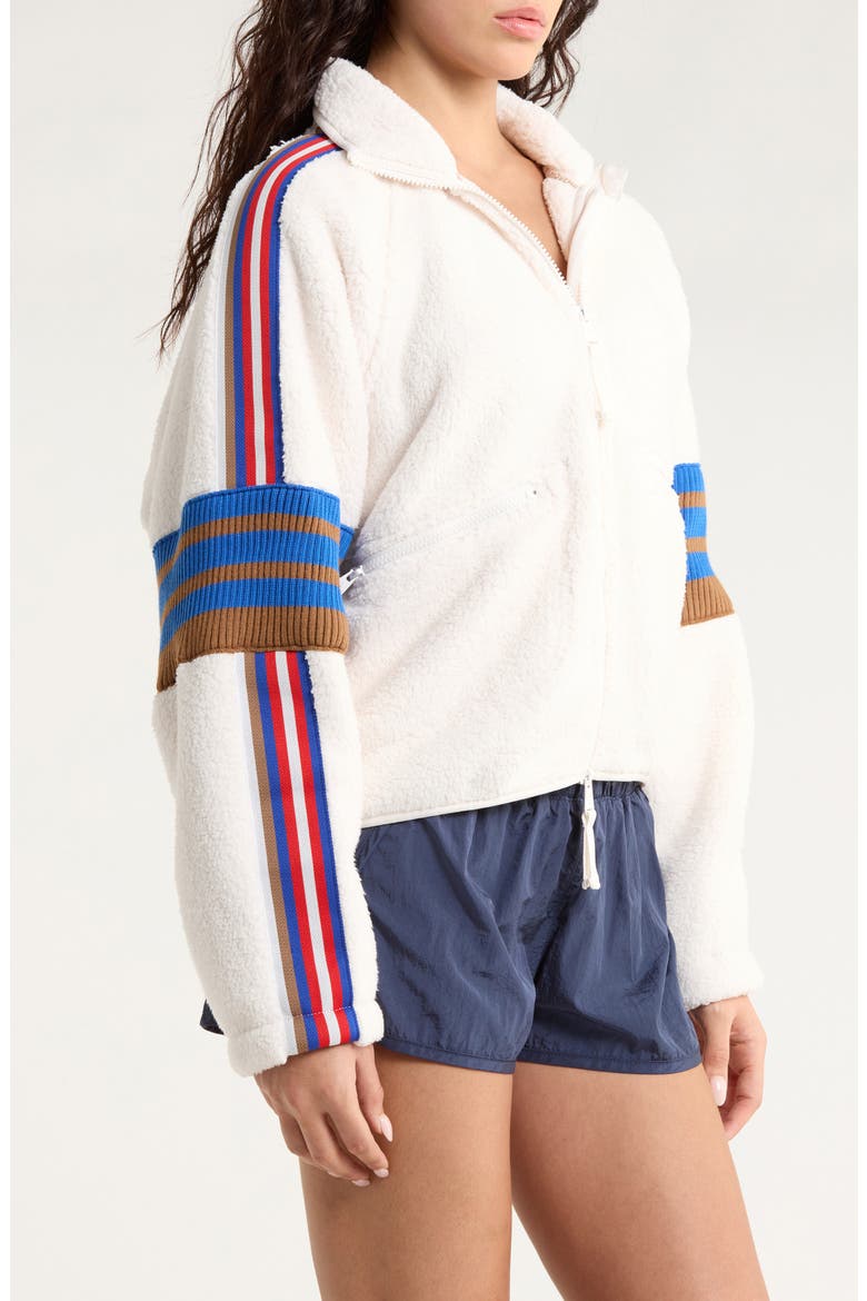 FP Movement Mountain High Fleece Jacket, Alternate, color, IVORY COMBO