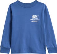 Vans Kids' Checker Bones Long Sleeve Graphic T-Shirt