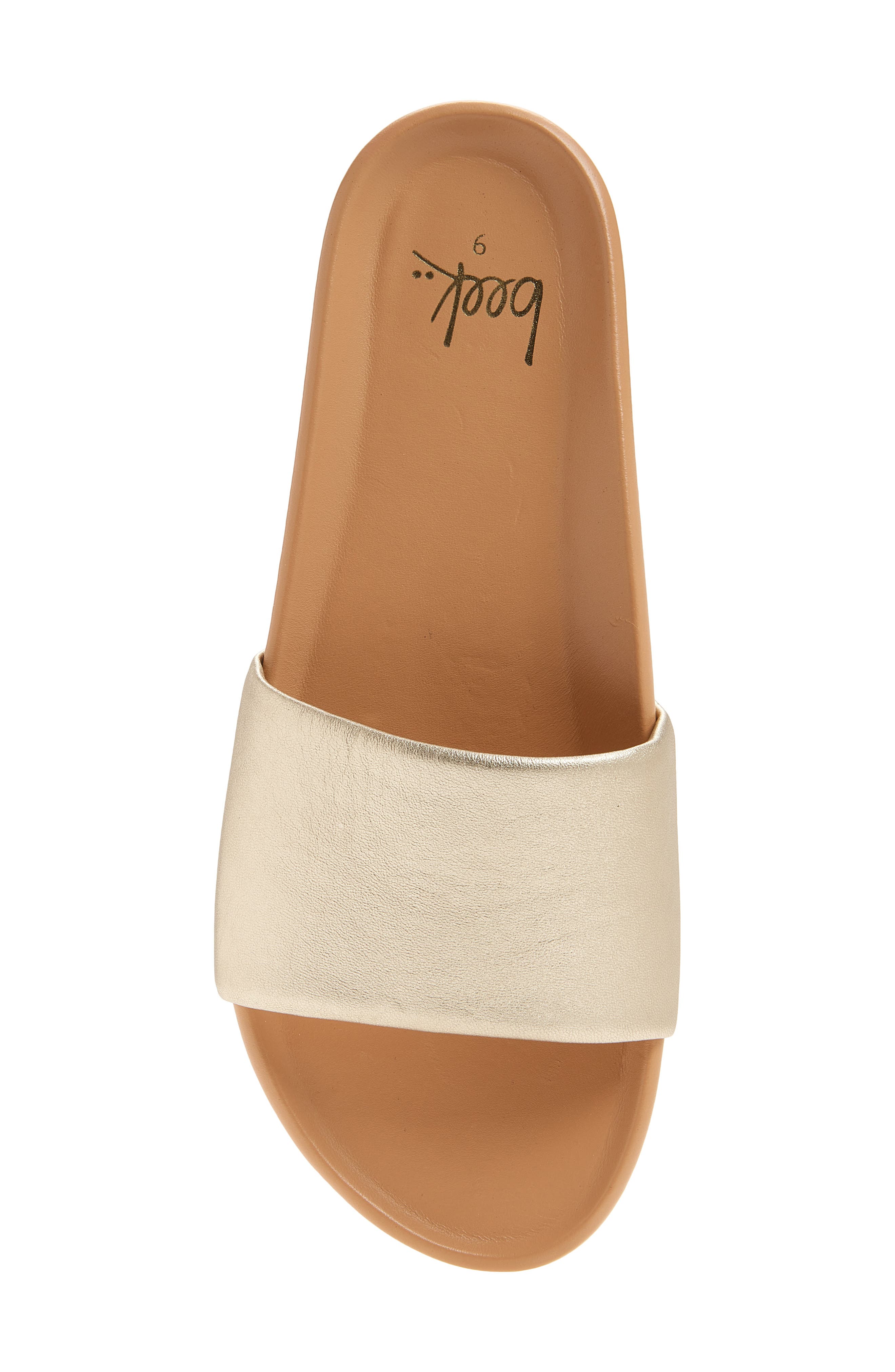 Beek Gallito Slide Sandal, Alternate, color, Platinum/ Beach