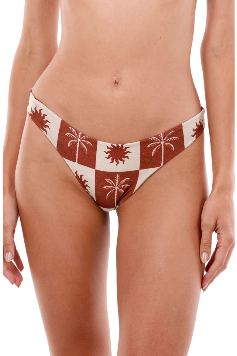 Sunrise Palm Elite Bikini Bottoms, Main, color, SUNRISE PALM