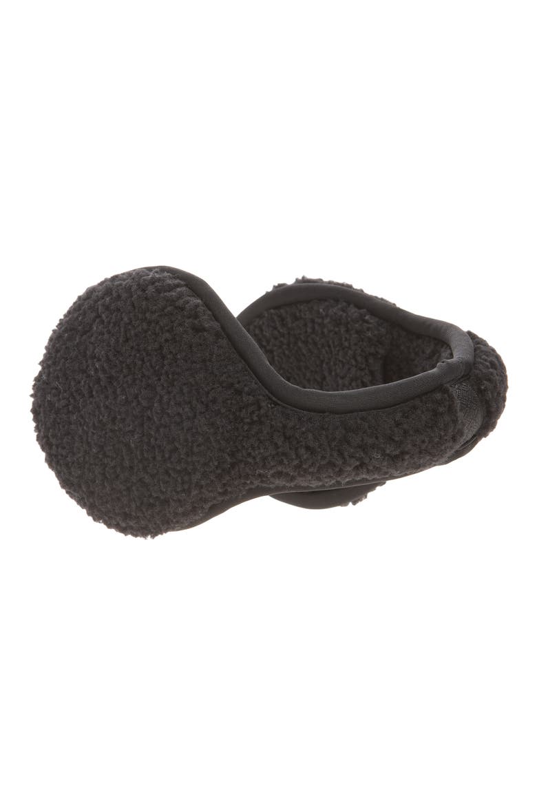 High-Pile Fleece Ear Warmers, Main, color, BLACK
