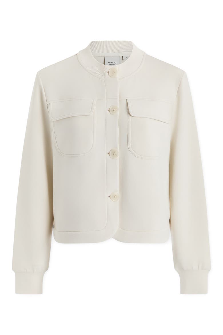 Hartwell Button Front Sweater, Alternate, color, PRISTINE