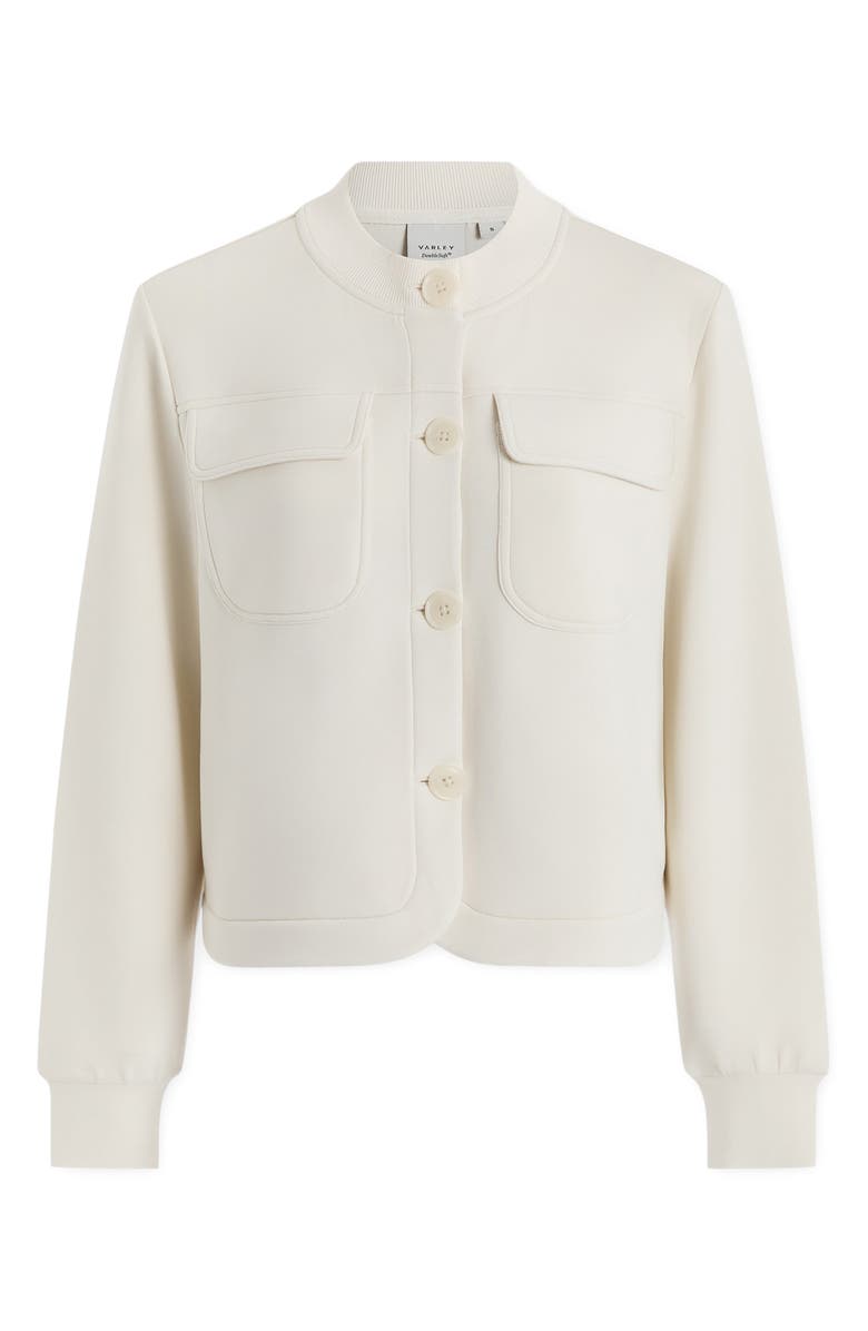 Varley Hartwell Button Front Sweater, Alternate, color, Pristine