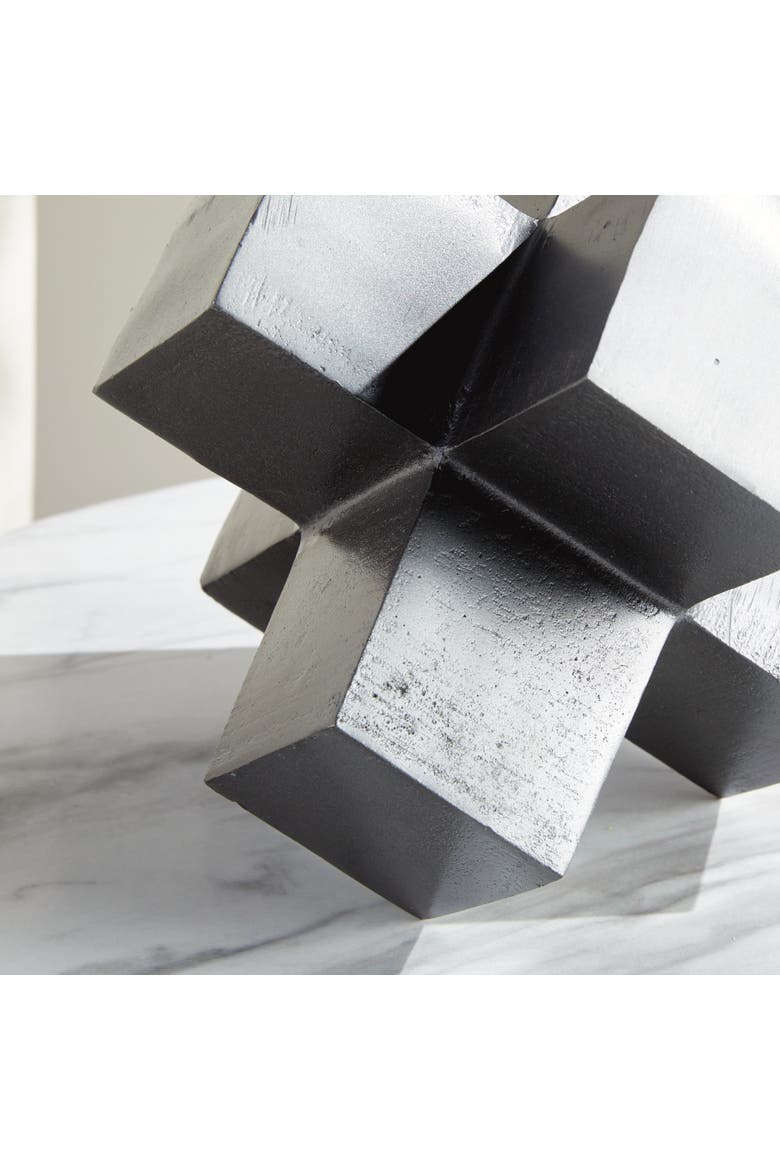 Jacques Sculpture Decorative Object, Alternate, color, Silver