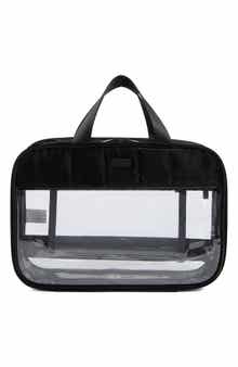 MYTAGALONGS Box Quilted Clear Toiletry Case