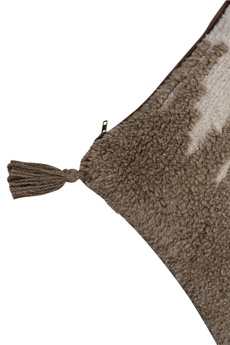 Nomad cushion Zagros, Alternate, color, Brown, Seashell