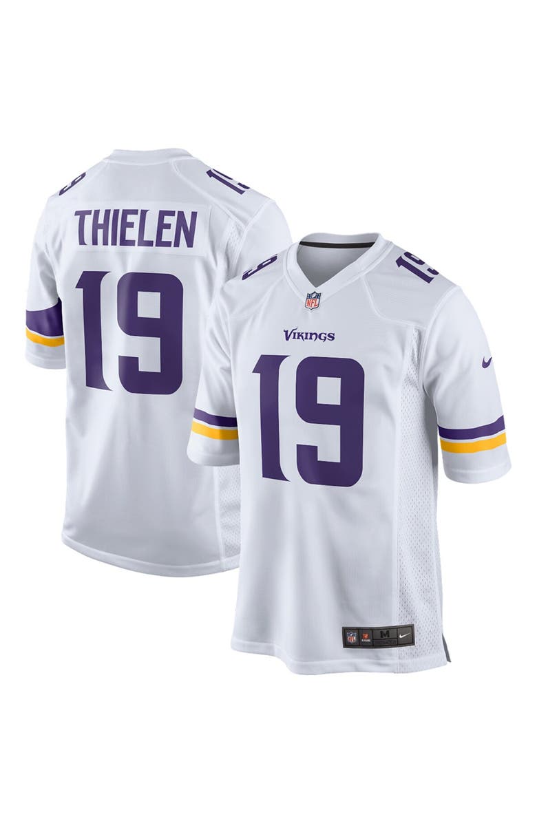 Nike Men's Nike Adam Thielen White Minnesota Vikings Game Jersey, Main, color,