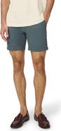 WARP+WEFT Flat Front Stretch Cotton Twill Chino Shorts