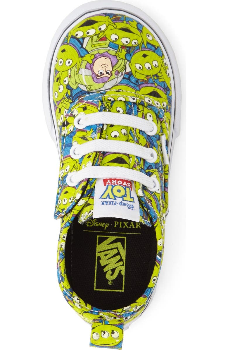 Vans x Disney Pixar<sup>®</sup> Toy Story<sup>™</sup> Aliens Authentic Lace-Up Sneaker, Alternate, color,