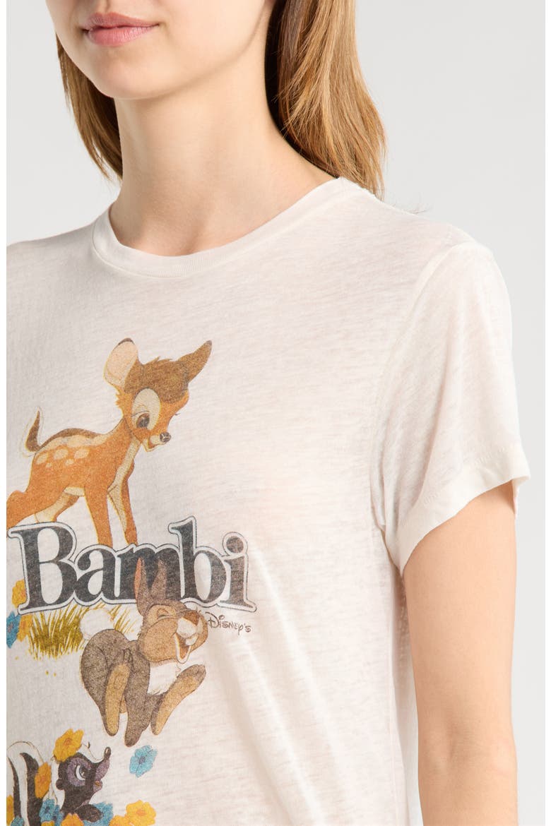 Bambi Graphic T-Shirt, Alternate, color, VINTAGE WHITE