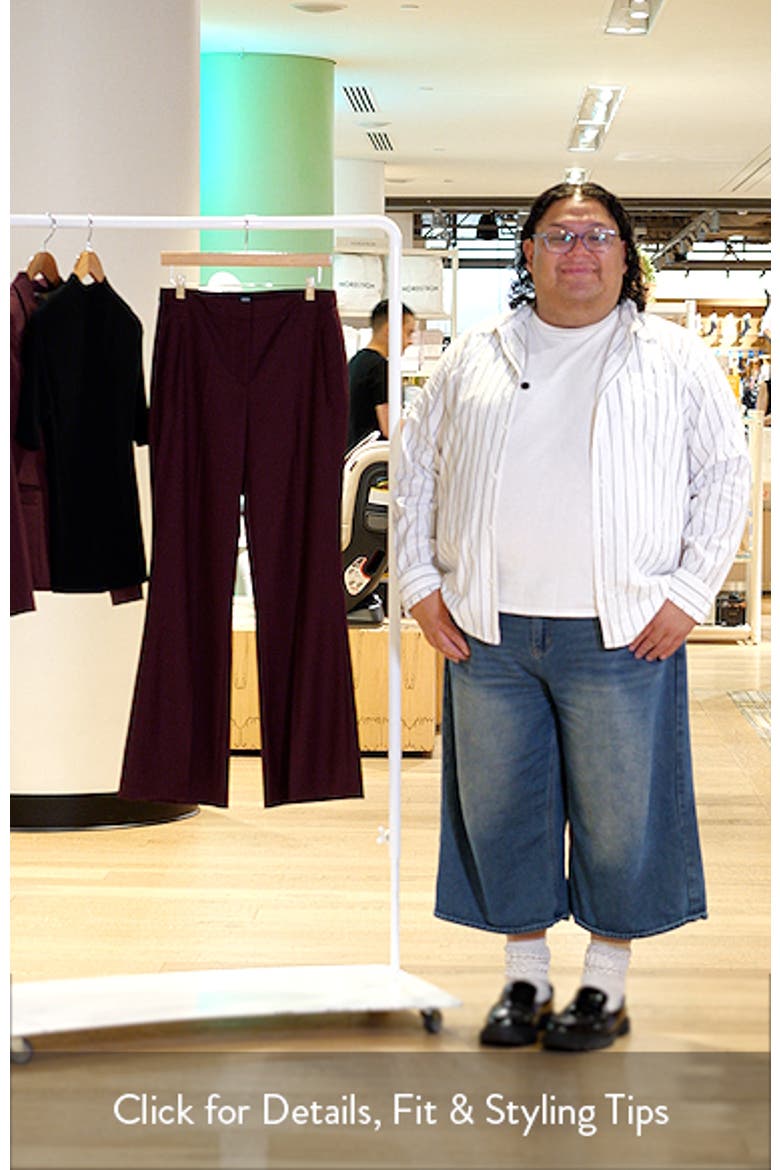 Talia Wool Blend Flare Pant video