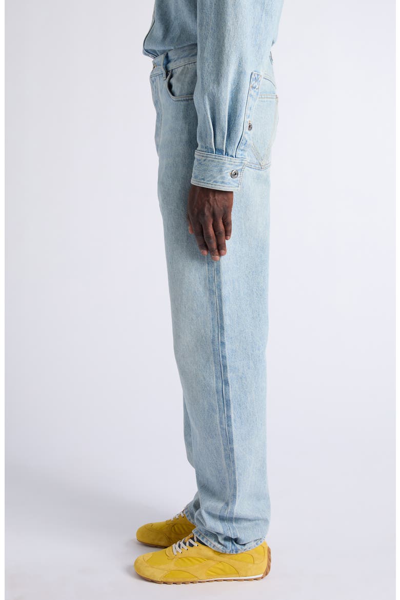 Wide Leg Sky Bleached Denim Jeans, Alternate, color, LIGHT BLEACH