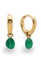 selected 18Ct Gold Vermeil / Green Onyx