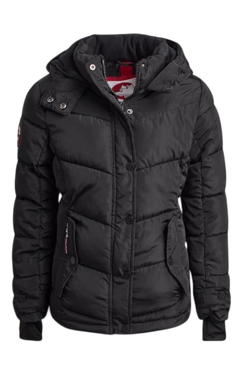 Girls' Quilted Heavyweight Winter Coat