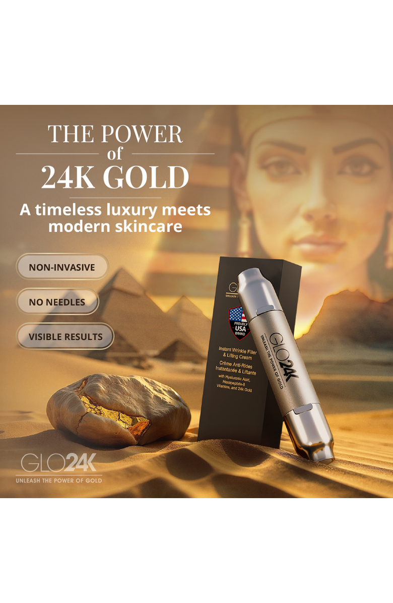 GLO24K Instant Wrinkle Filler & Lifting Cream, Alternate, color,