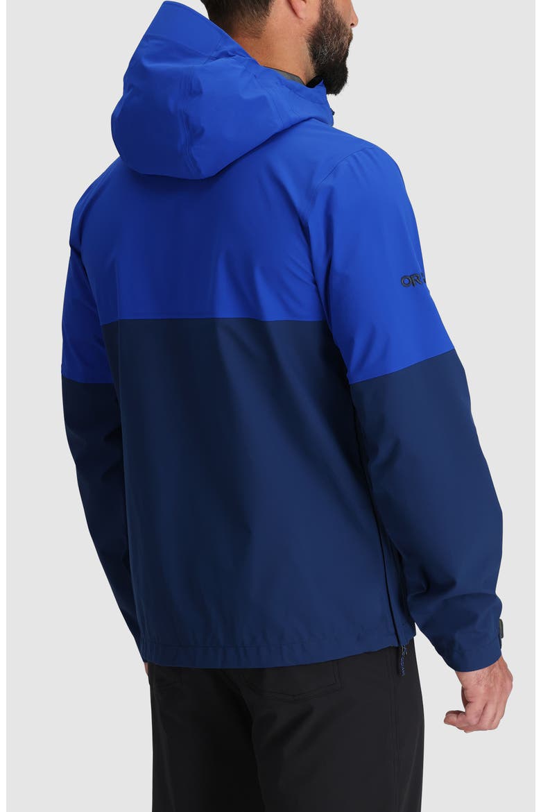 Foray 3L Waterproof Jacket, Alternate, color, TOPAZ/ CENOTE