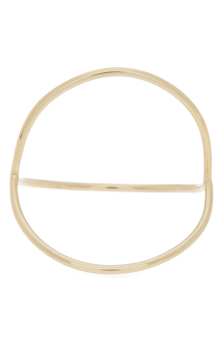 Bony Levy 14K Yellow Gold Open Circle Ring, Alternate, color, 