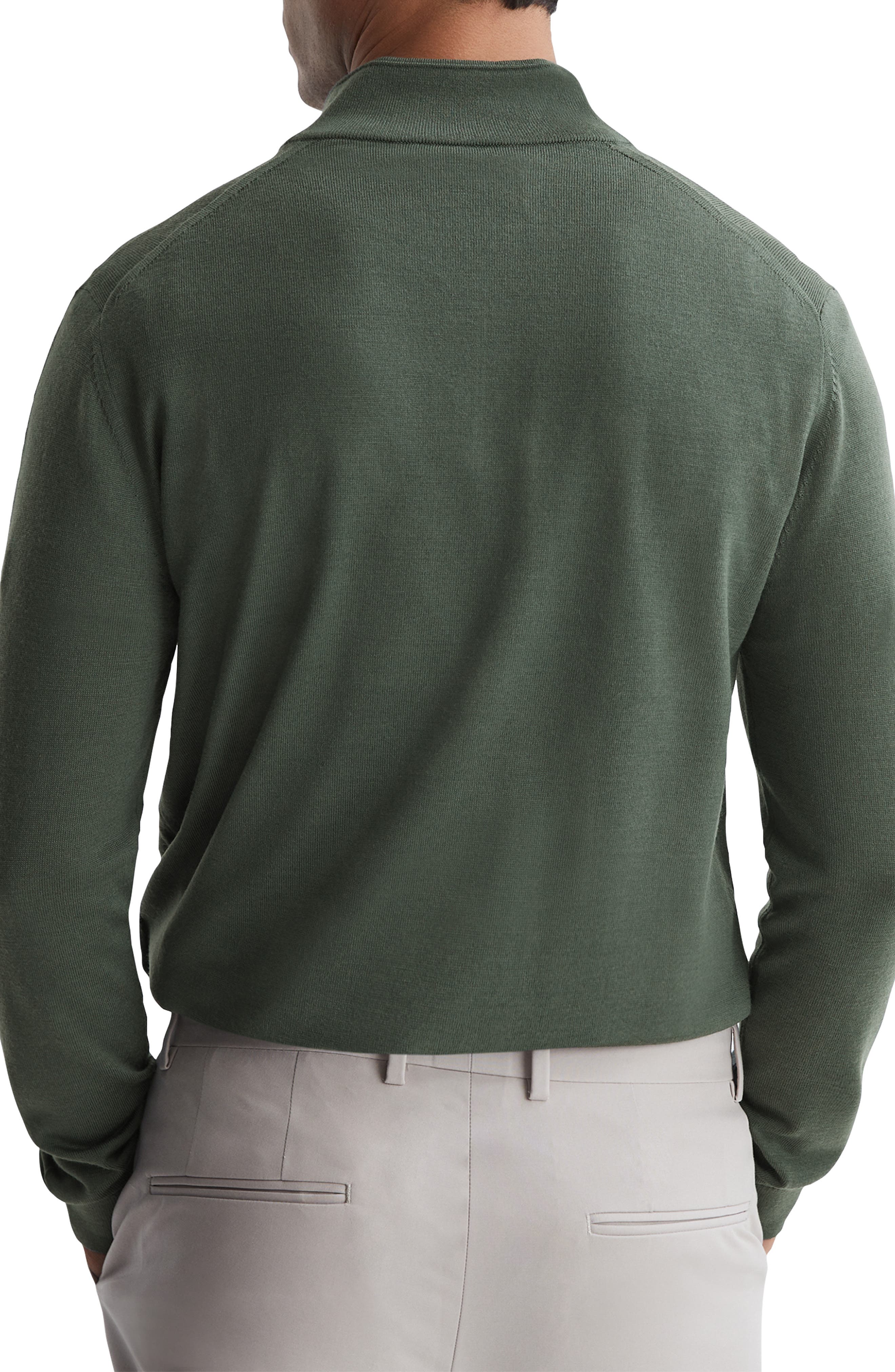 Blackhall Quarter Zip Wool Sweater - image 4