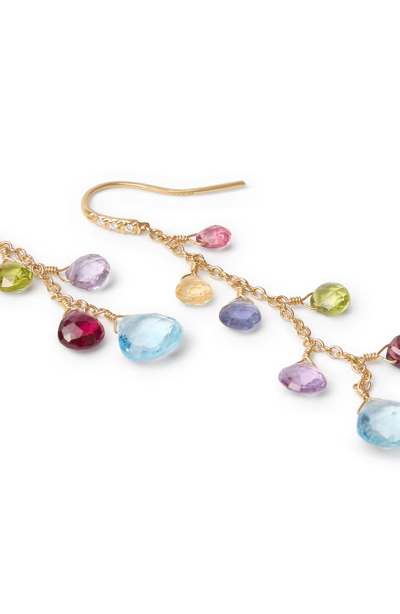 Marco Bicego Paradise Drop Earrings, Alternate, color, Yellow Gold