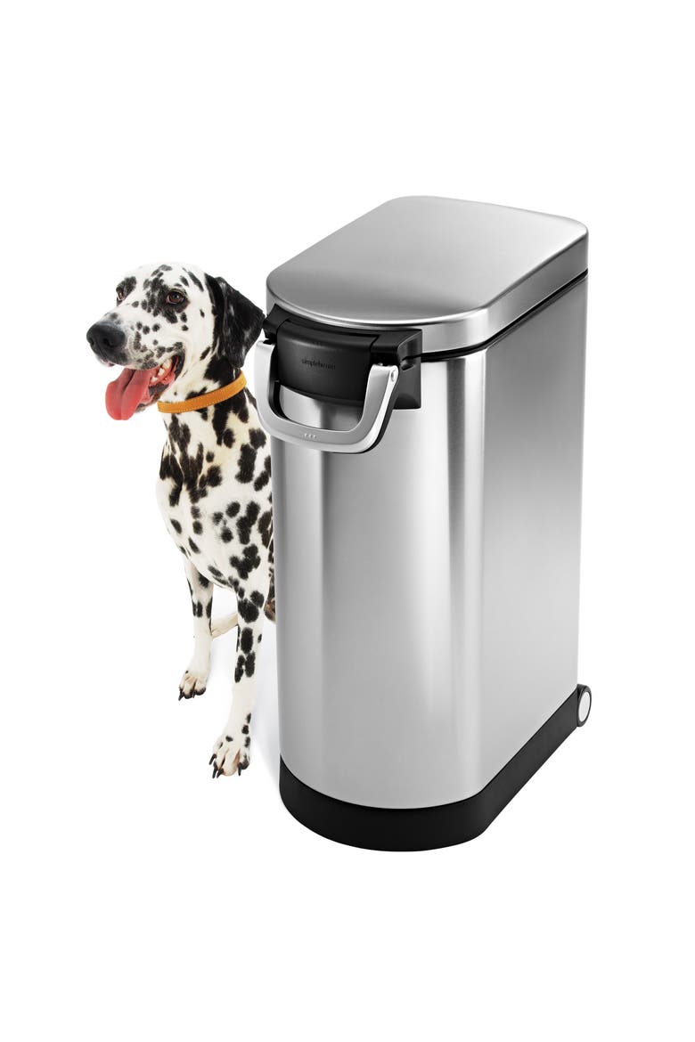 x-large pet food can, Alternate, color, BRUSHED
