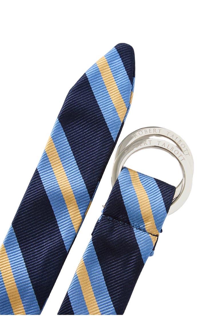 Buckley Signature Repp Ribbon Belt, Alternate, color, Navy/Multi