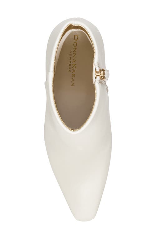 Donna Karan New York Sofia Block Heel Bootie In White