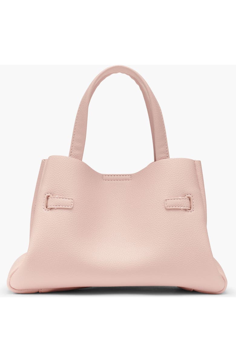 DKNY Bryar Small Satchel with Heart Dangle, Alternate, color, Pale Blush