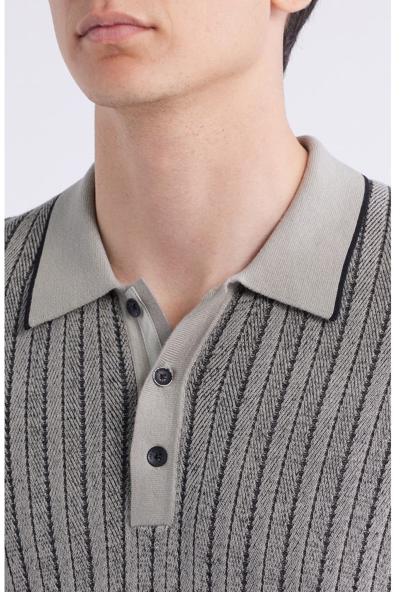 Harvey Garment Dye Polo, Alternate, color, LEAF GREY