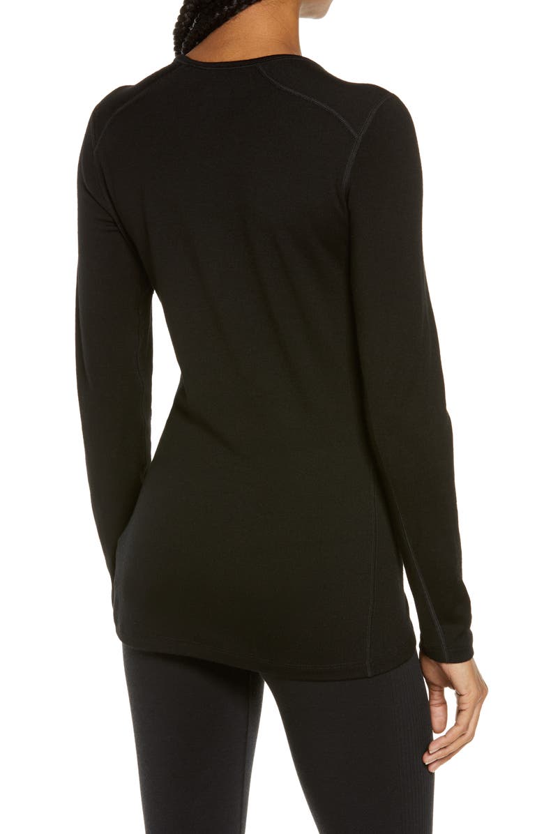 Icebreaker 260 Tech Long Sleeve Crewneck T-Shirt, Alternate, color, Black