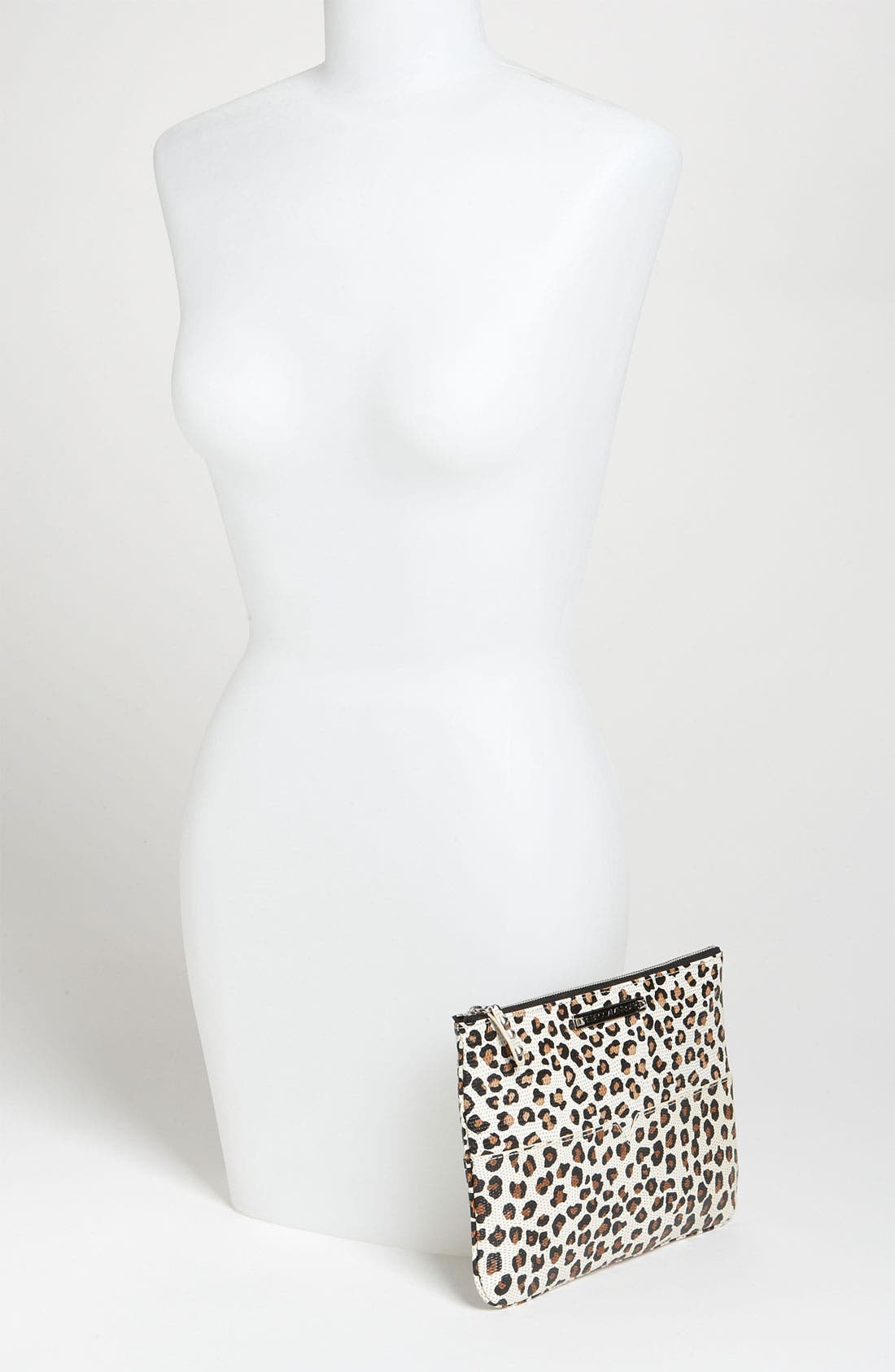 'Kerry Cheetah' Print Pouch, Alternate, color, NEUTRAL CHEETAH