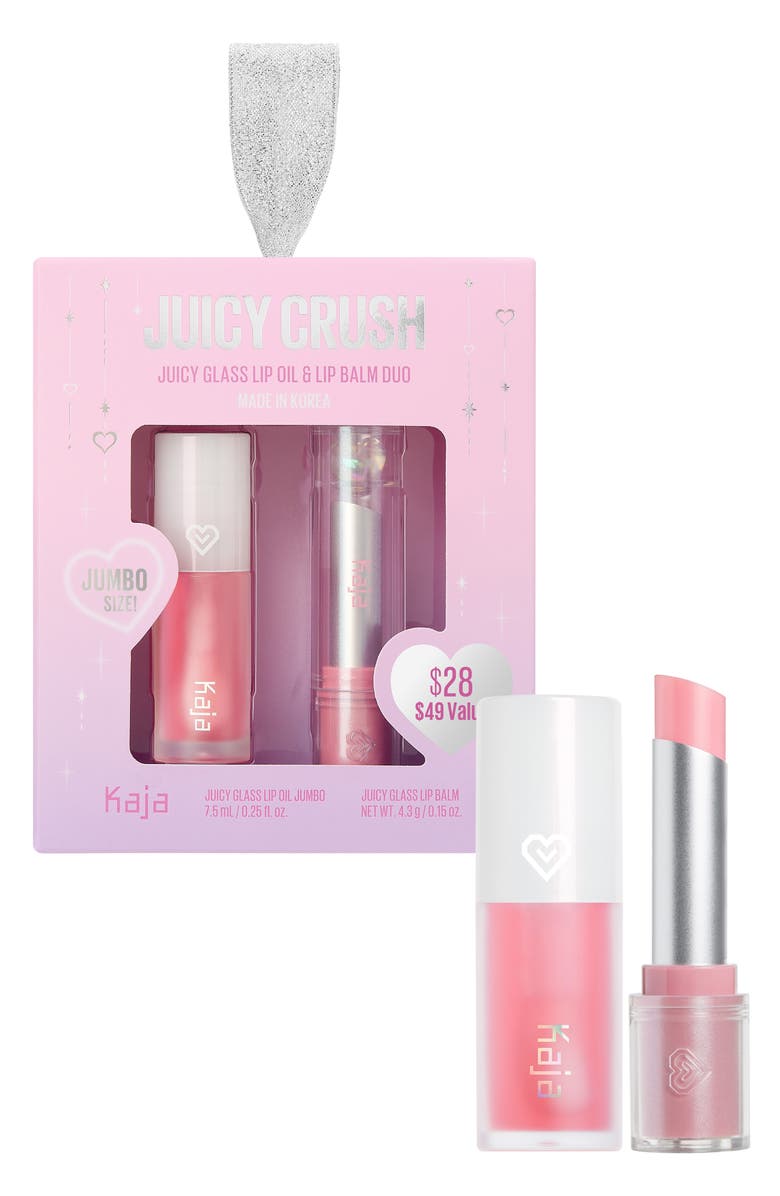 Kaja Juicy Crush Lip Oil & Lip Balm Set $49 Value, Main, color, Multi