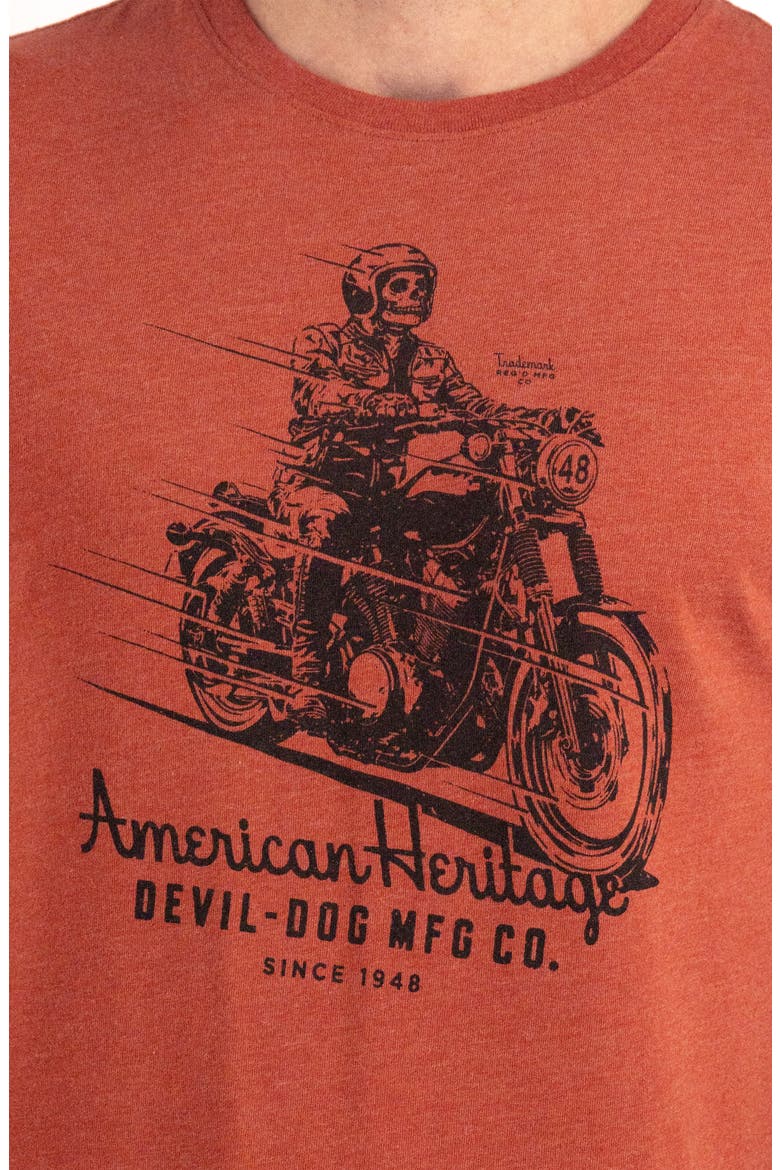 Cotton Blend Graphic T-Shirt, Alternate, color, REBEL RED