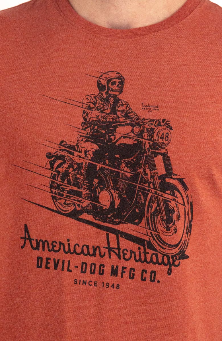 Devil-Dog Dungarees Cotton Blend Graphic T-Shirt, Alternate, color, 