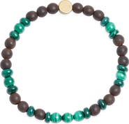 Caputo & Co. Earth Spirit Malachite & Wood Bracelet