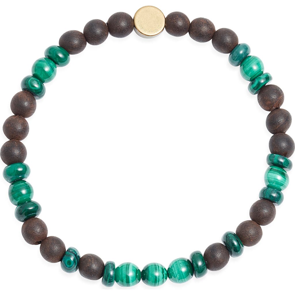 Caputo & Co. Earth Spirit Malachite & Wood Bracelet at Nordstrom
