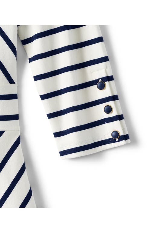 LANDS' END LANDS' END PLUS SIZE STARFISH 3/4 SLEEVE DRESS