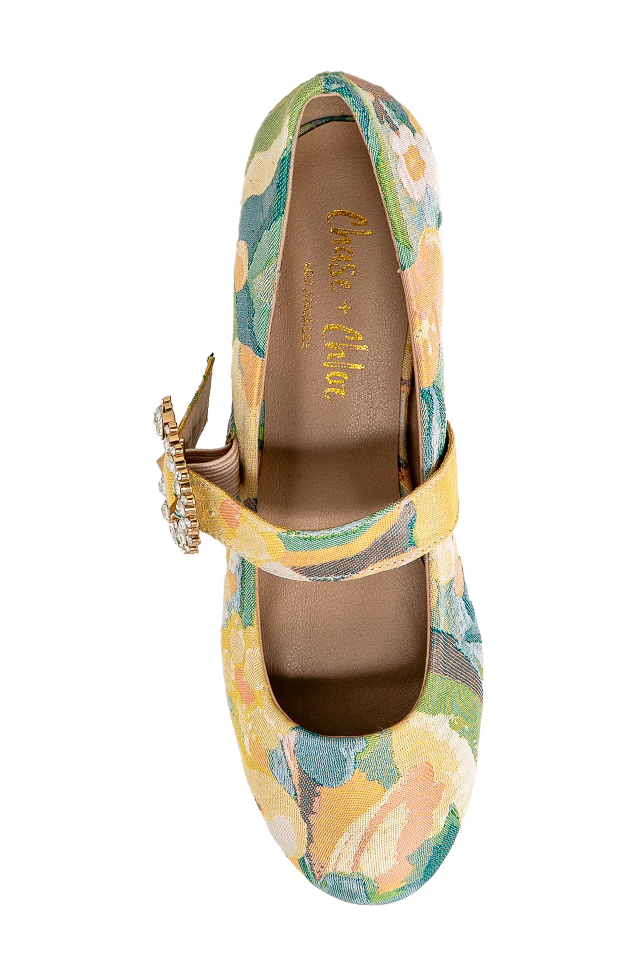 Enki Mary Jane Flat, Alternate, color, SAGE