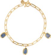 Karine Sultan Stone Dangle Necklace