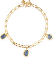 Karine Sultan Stone Dangle Necklace