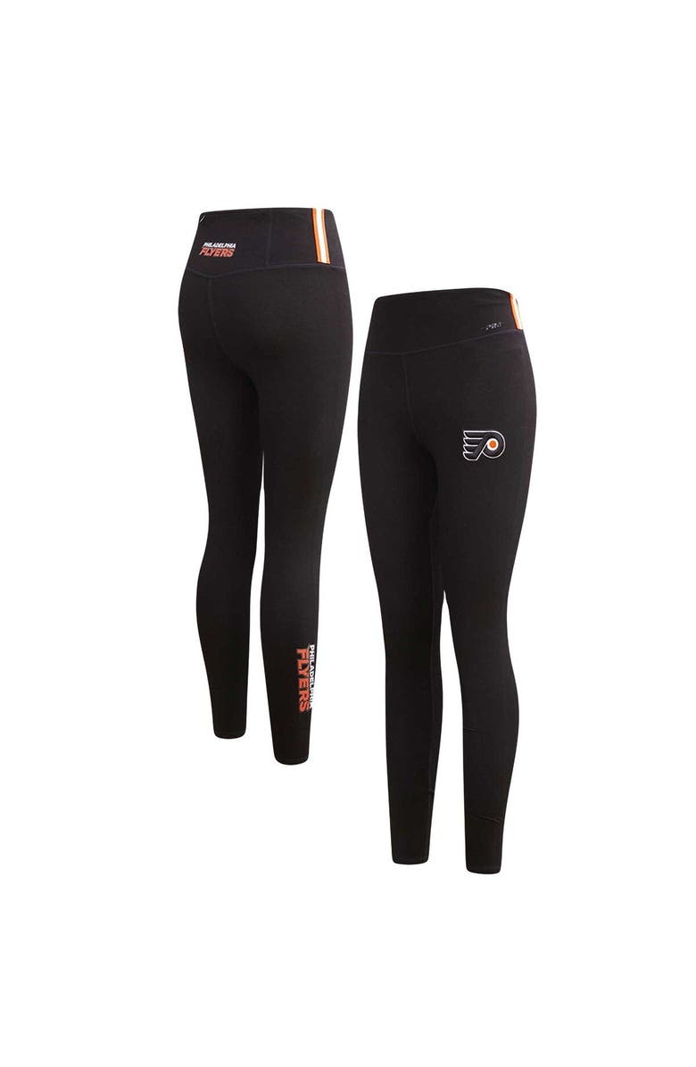 PRO STANDARD Women's Pro Standard Black Philadelphia Flyers Classic Jersey Leggings, Main, color,