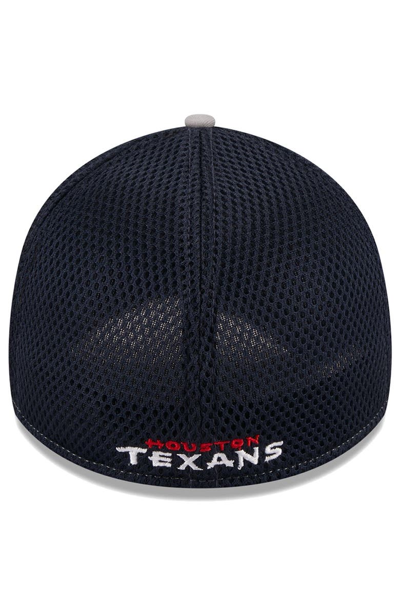 New Era Men's New Era Gray Houston Texans Pipe 39THIRTY Flex Hat, Alternate, color,